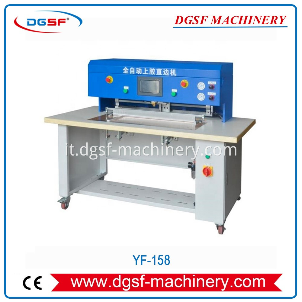 Automatic Straight Edge Gluing & Folding Machine